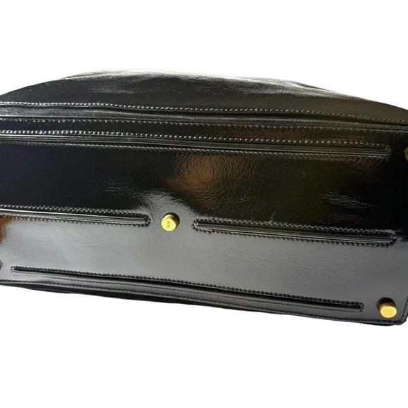 YVES SAINT LAURENT
Black Patent Leather/Suede Muse Two Bag - Picture 7 of 16